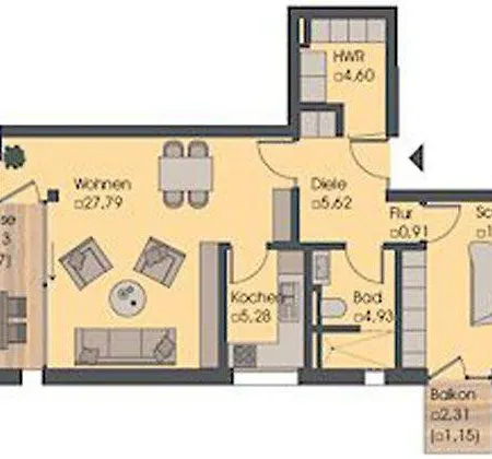 Warnemünde Schilfgras 44798 Apartment Rostock